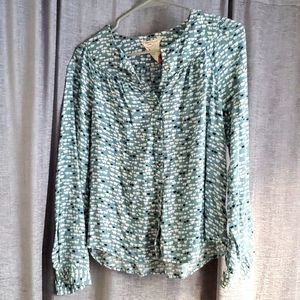 Anthropologie button down blouse